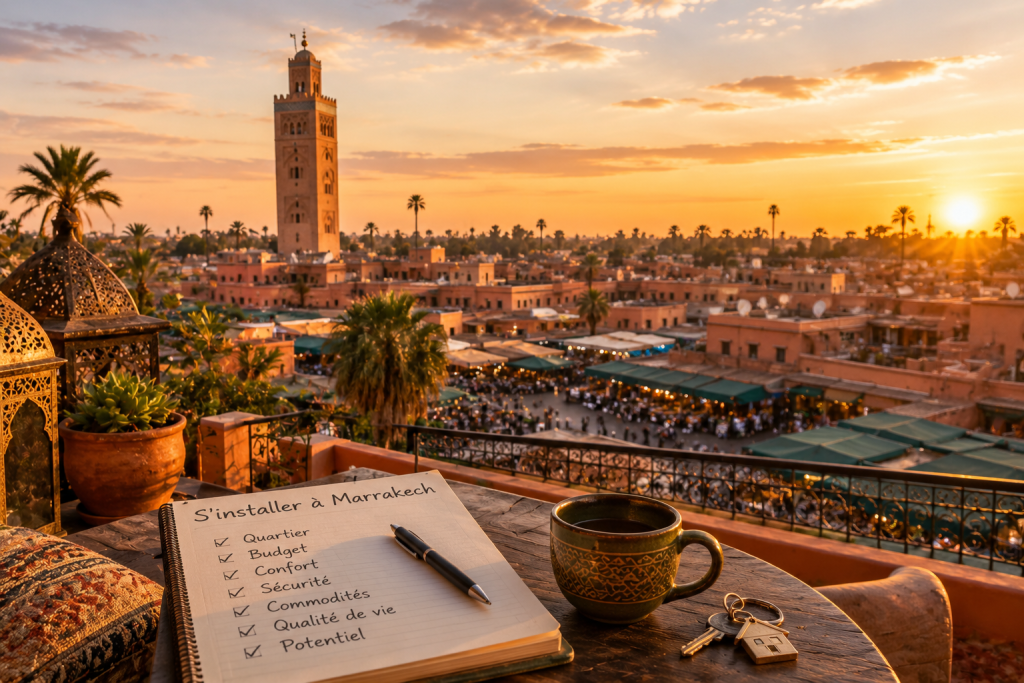 S'installer à Marrakech : 7 critères à vérifier avant de choisir son logement